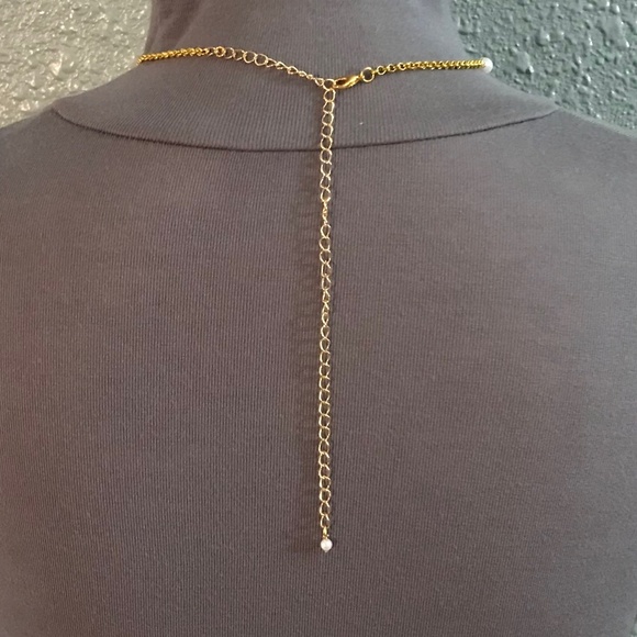 Lucrezia Borgia Gold Seahorse with Pearls Renaissance Necklace, Handmade Replica - Picture 11 of 16